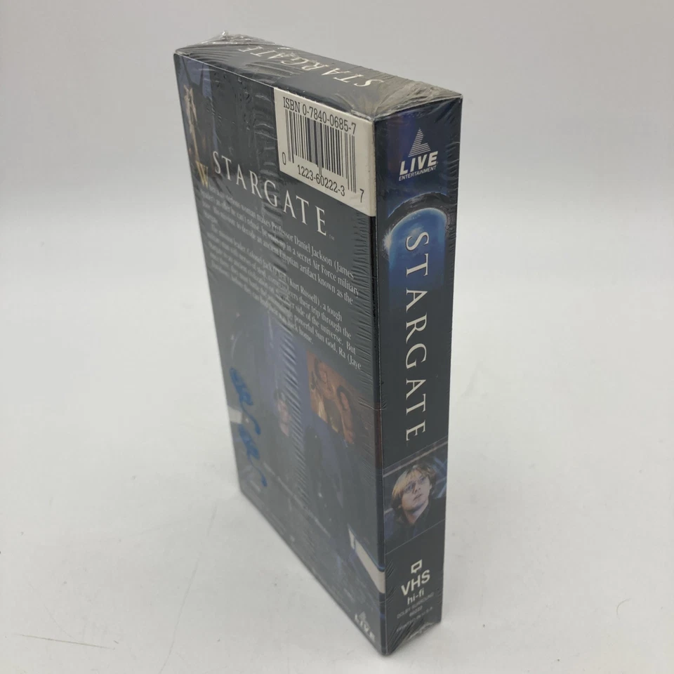 Stargate VHS SEALED Watermarks LIVE Kurt Russell James Spader VTG - Image 4 of 4