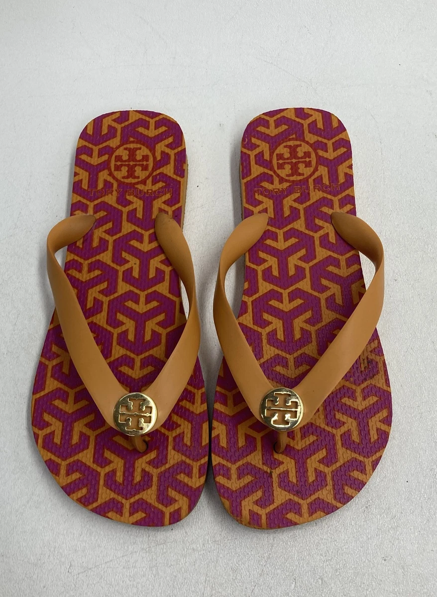 25+ Tory Burch Logo Women's Flip Flop Rubber Sandals for sale