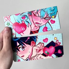 BL Anime Boys Blushing Heart Stars Custom Replacement Shell for Nintendo New 3DS