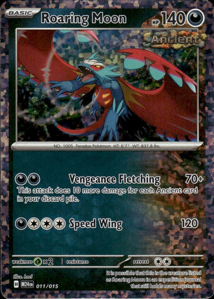 Roaring Moon 011/015 Holo Promo McDonald's Promos 2024 Pokemon Near Mint
