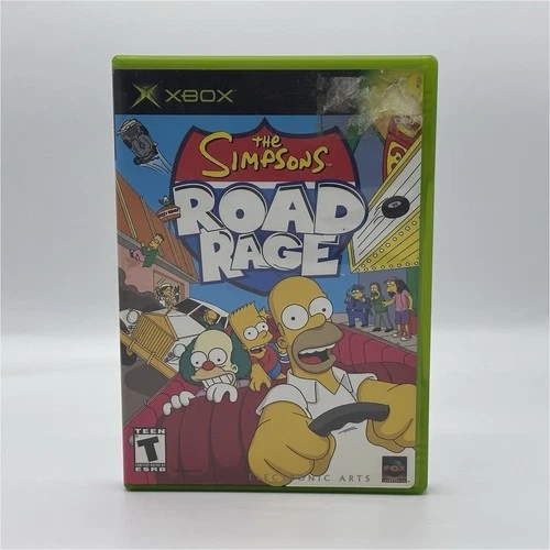 Electronic Arts The Simpsons Road Rage Xbox Racing T-Teen 2-Player Split-Screen