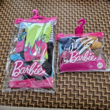 Mattel Barbie Ken Doll Fashion Pack  Barbie Shoes - You Get Both 
