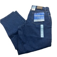 Vintage Wrangler Blues Easy Fit Denim Womens 14x32 34x32 Jeans Straight Leg NWT