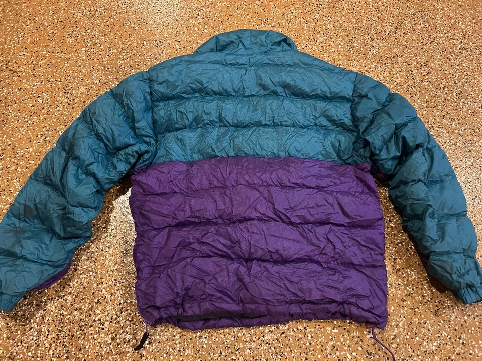 Chaleco de plumón para hombre Sierra Designs gris, chaqueta acolchada vintage de los años 90 Foto 2 de 2