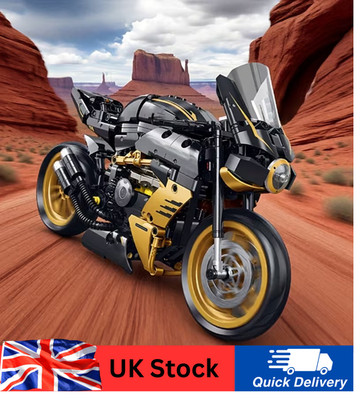 Famous V4 Motorrad Bausteine Set Super Motorbike Model Kit Technical Rac