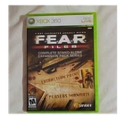 Sierra F.E.A.R. Files Xbox 360 Expansion Pack Shooter M NTSC-U/C