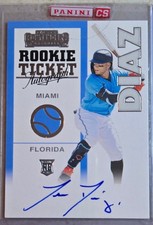 2020 Panini Contenders - Retro 1998 Rookie Ticket Isan Diaz #98RT-ID (AU, RC)