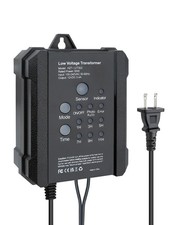 65W Low Voltage Transformer, Outdoor Low Voltage Landscape Transformer with T...