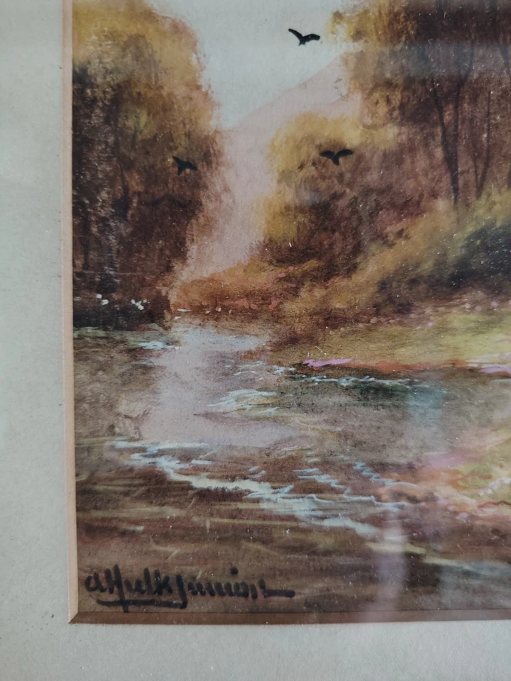 Antique Watercolour - Abraham Hulk Jr - 1851-1922 - Noted Royal Academy Artist - Image 3 of 4