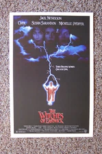  The Witches of Eastwick Lobby Card Movie Poster Jack Nicholson Cher Susan Saran