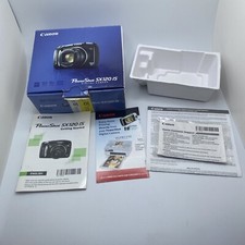 Canon PowerShot SX120 IS 10.0 MP - BOX, MANUALS,  Paperwork ONLY. No Camera