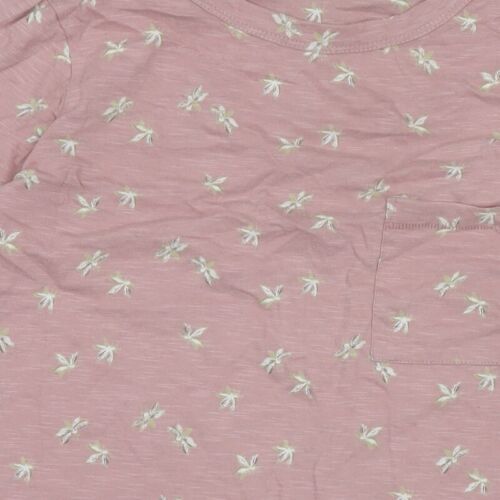 Fat Face Women Pink 3/4 Sleeve Basic Cotton T-Shirt - Picture 7 of 12