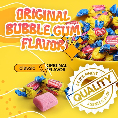 Global Gumball Double Bubble, Original Flavor, Chewing Gum - 50 Pcs Twist Gum - - Picture 5 of 12