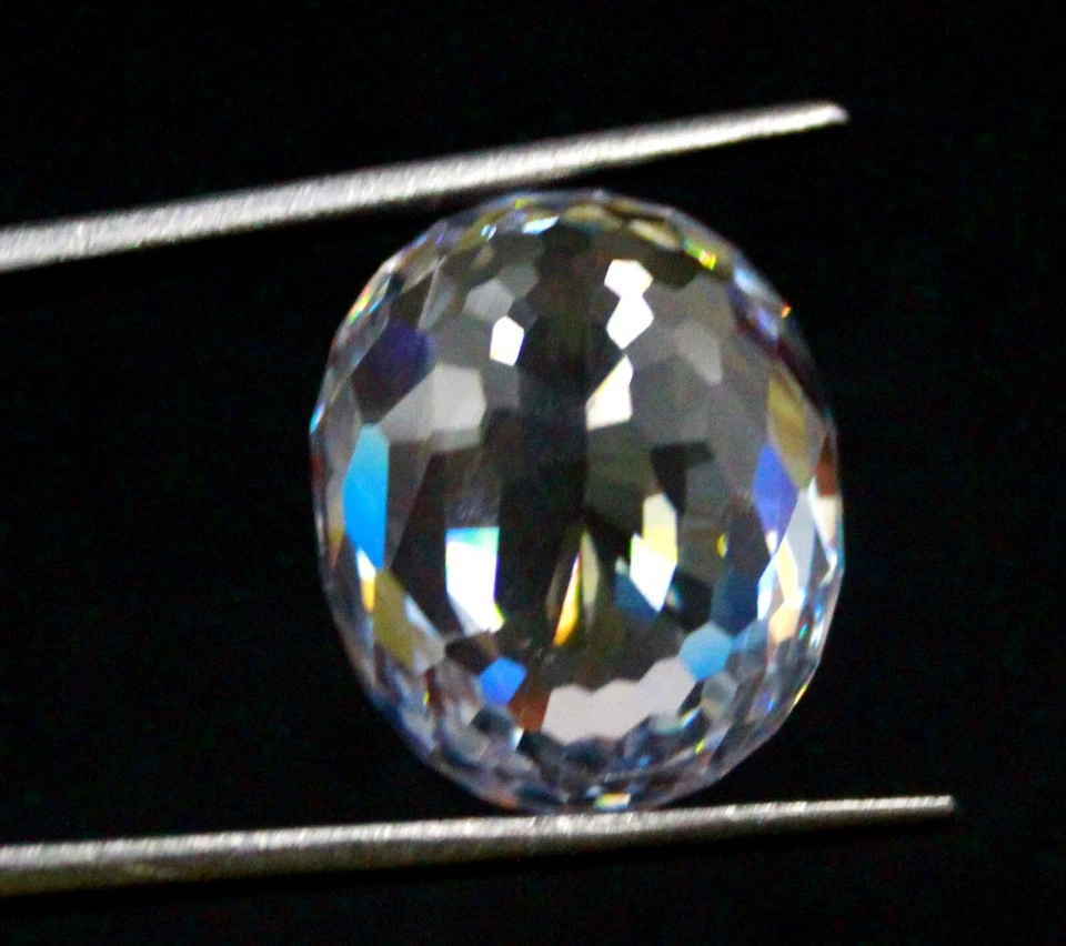 Gorgeous For Ring Shiny White Spinel 46.40 Carat Certified Natural Gemstone S - Image 2 of 3