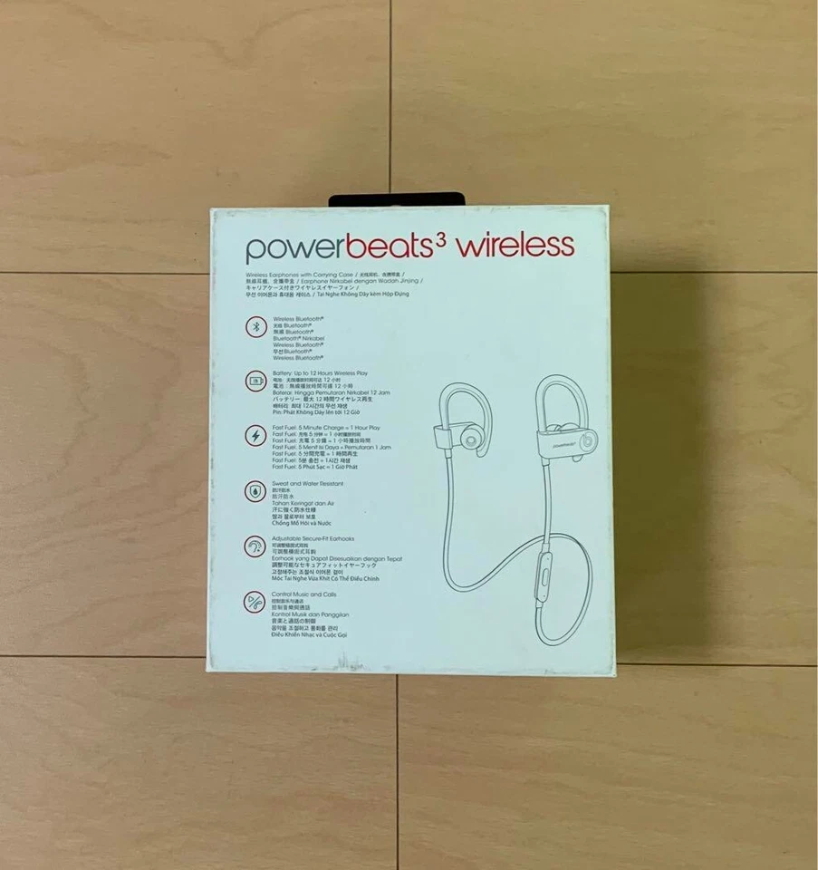 Fones de ouvido intra-auriculares Bluetooth Beats By Dre Powerbeats3 sem fio branco - Imagem 2 de 4