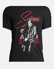 Selena Quintanilla New T Shirt Woman/Mens Small 90s Tejano Singer Black Red NWT