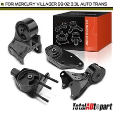New 4x Engine & Transmission Mount for Nissan Quest Mercury Villager 99-02 3.3L