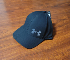 Under Armour UA Iso Chill Armour Vent Stretch Mens Large / XL Black Cap NWT