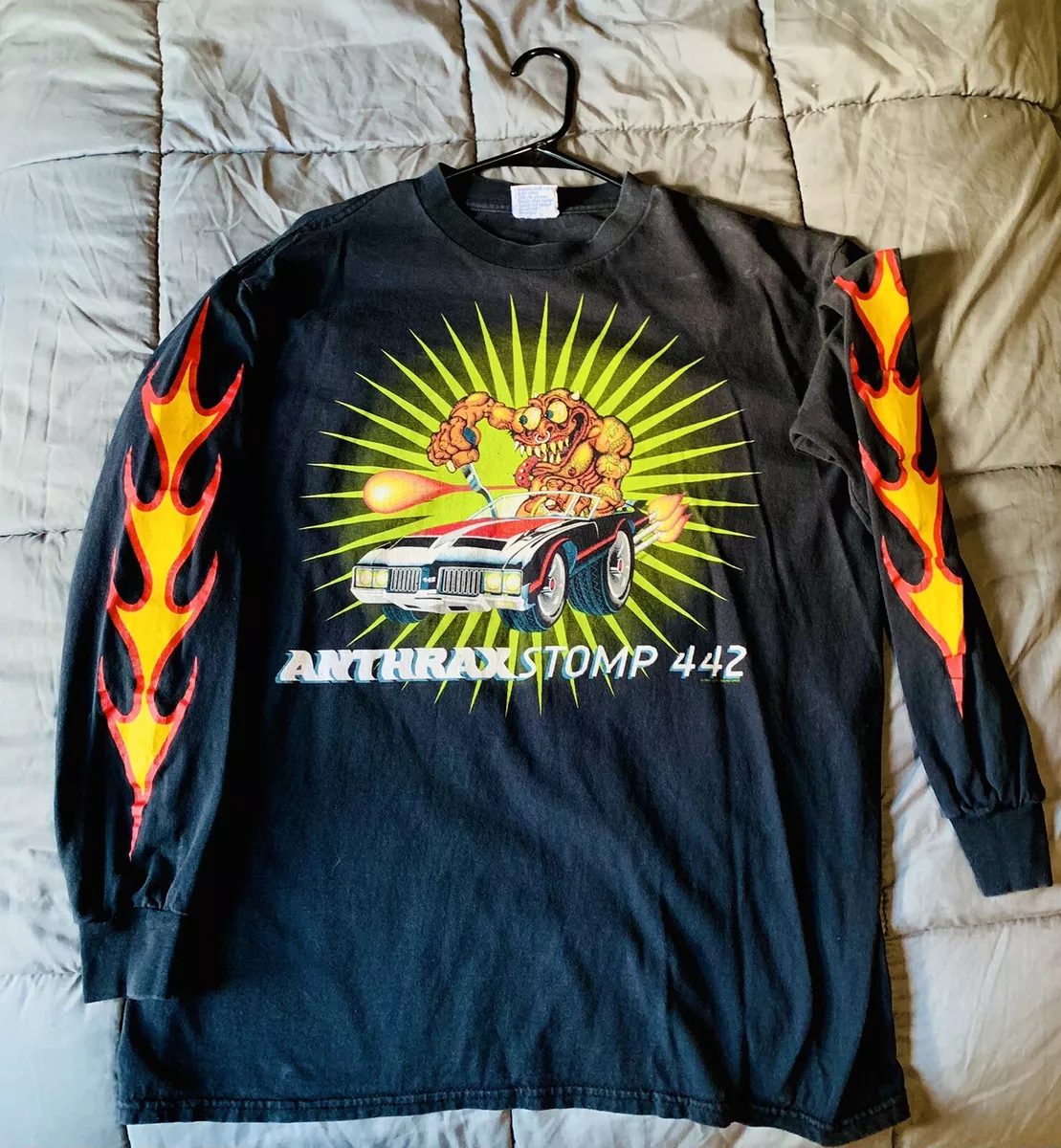 Anthrax 1996 Sony signature Stomp 442 T-Shirt. All Sport Tag. 1 of Major 4