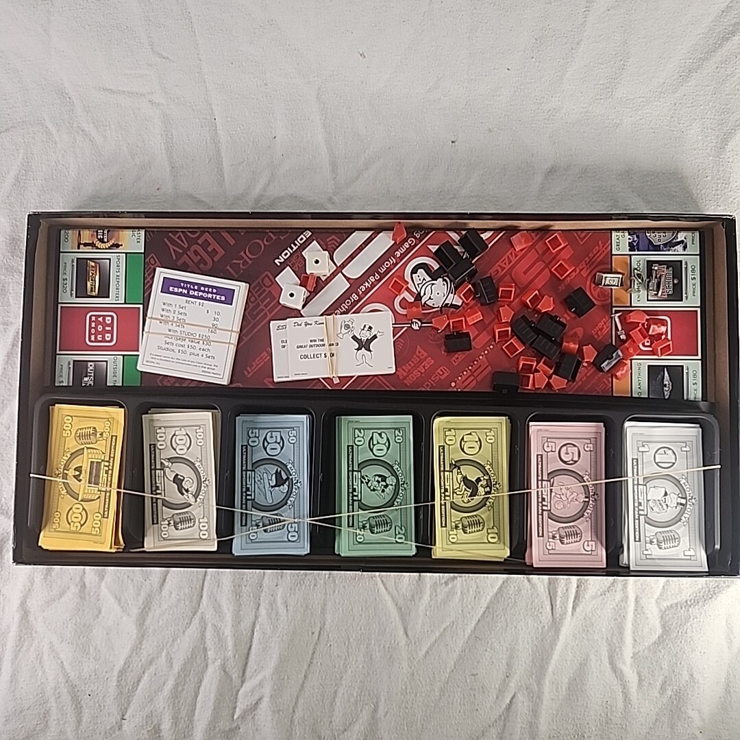 Monopoly Hasbro 2006 ESPN Ultimate Sports Fan Edition Board Game 2