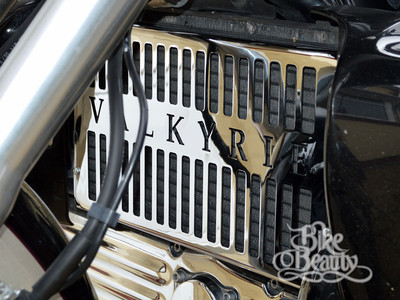 HONDA F6C VALKYRIE GL1500C & INTERSTATE Chrom Kühlerabdeckung Schutzgitter Panel