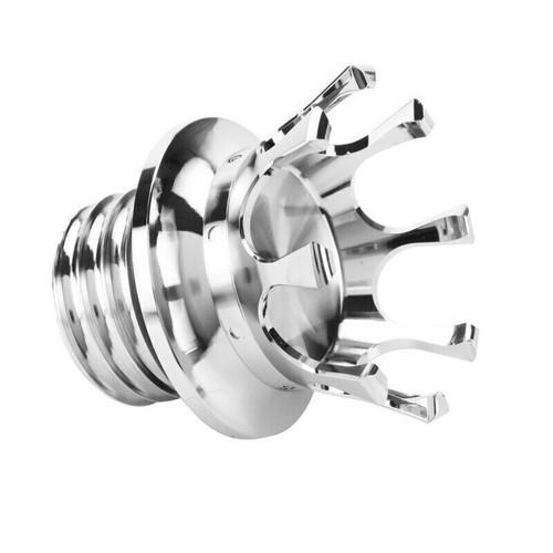 Chrom Aluminium Krone Tankdeckel Kappe Für Harley Sportster Touring Softail Dyna - Picture 5 of 8