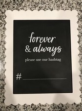 Chalkboard Wedding Sign