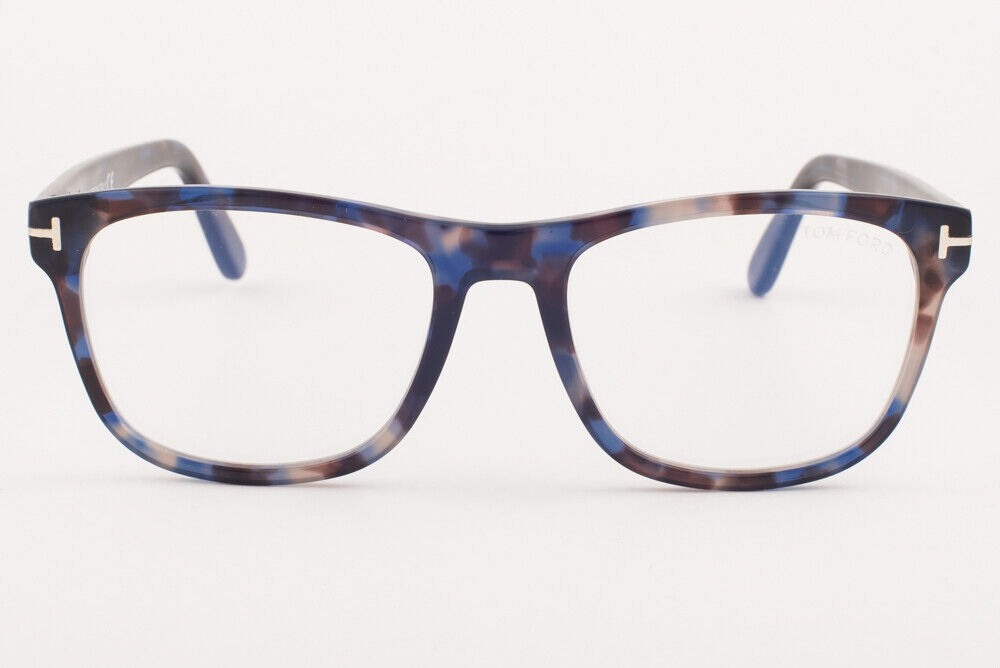 Tom Ford 5662 055 Shiny Blue Havana / Blue Block Eyeglasses Tom Ford 5662 055 Shiny Blue Havana / Blue Block Eyeglasses