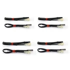 8PCS Turn Signal Adapter Plugs Fit Suzuki GSX-R GSF1200S Bandit DRZ400S TL1000S