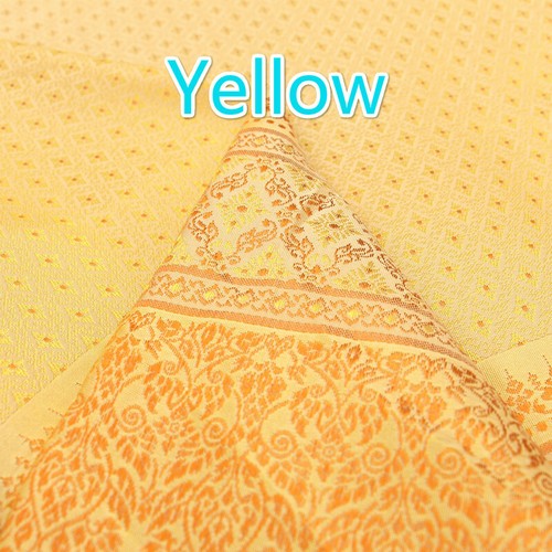 Asian Jacquard Brocade Fabric Traditional Ethnic Costume Skirt Dress Cloth Trims - Picture 13 of 19