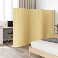 Paravento Bambù Bianco Muro Divisore Pannello Solido Separatore Stanza vidaXL