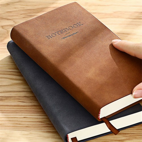 A6 PU Ledereinband Vintage Zeitschriften Tasche Notizbuch liniert Schreiben Tagebuch 360P - Bild 6 von 17