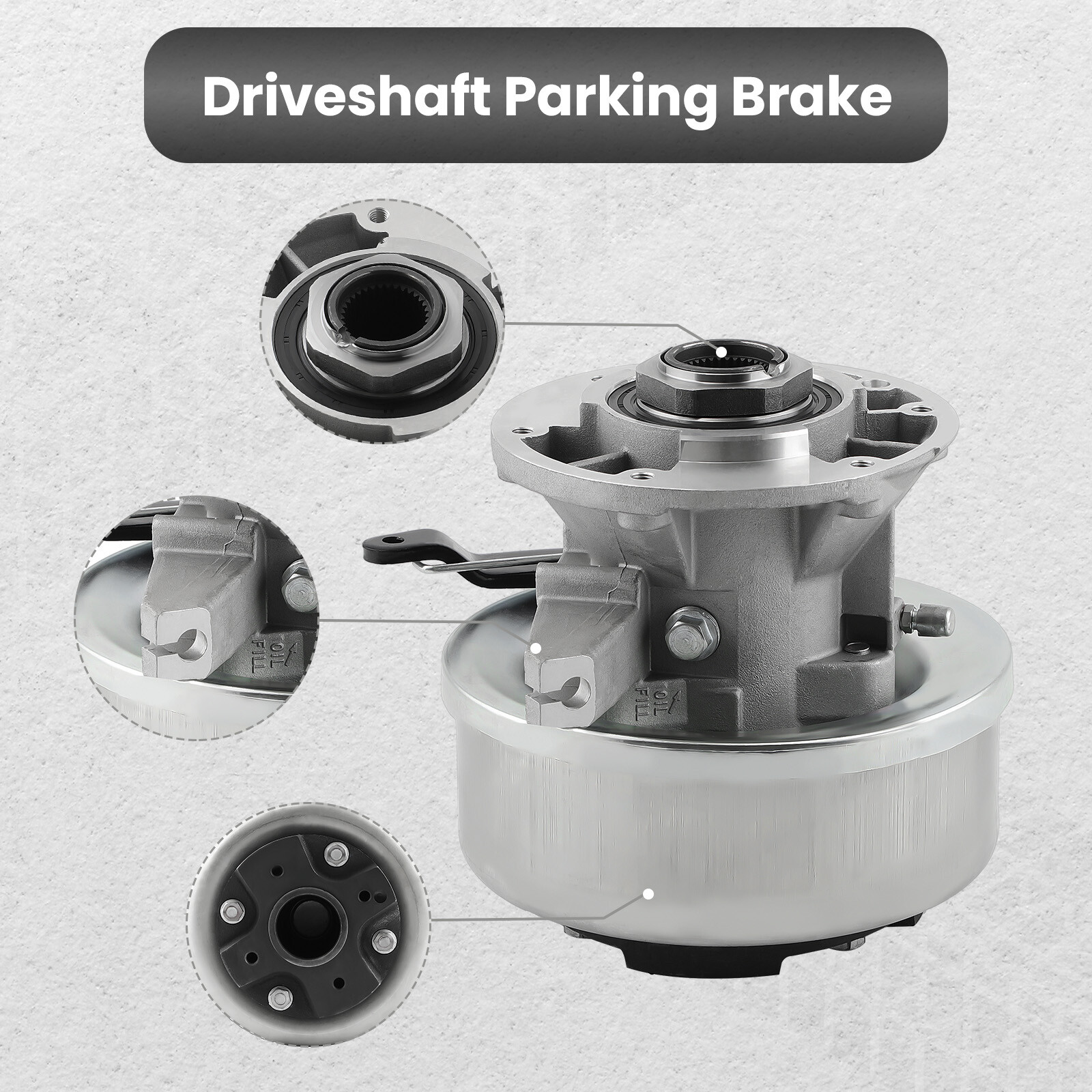 Parking Brake driveshaft brake for Ford E450 F450 RV 6C242598AA