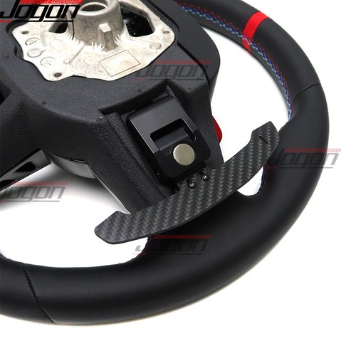 Leather Steering Wheel W/Button Replace For BMW M2 G87 M3 G80 M3 G81 M4 G82 G20 - Picture 7 of 12