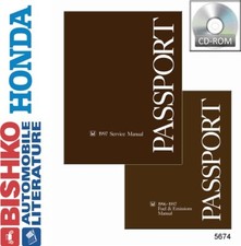 1997 Honda Passport Shop Service Repair Manual CD Engine Drivetrain Electrical