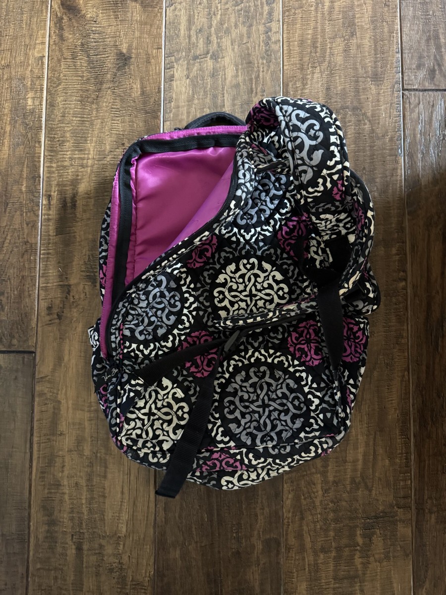 Vera Bradley Canterbury Magenta Campus Backpack & Insulated Lunch Box 2 Pc Set NWT Vera Bradley Lunch Bunch Bag Canterberry Magenta | eBay main image 4