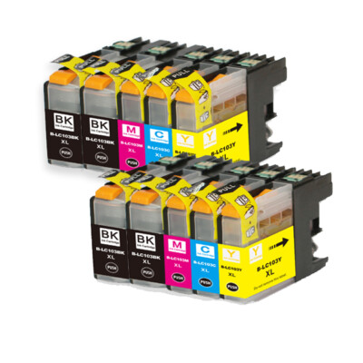#ad Ink Jet Cartridges fits Brother LC103XL LC101 MFC J285DW MFC J470DW MFC J870DW $9.70