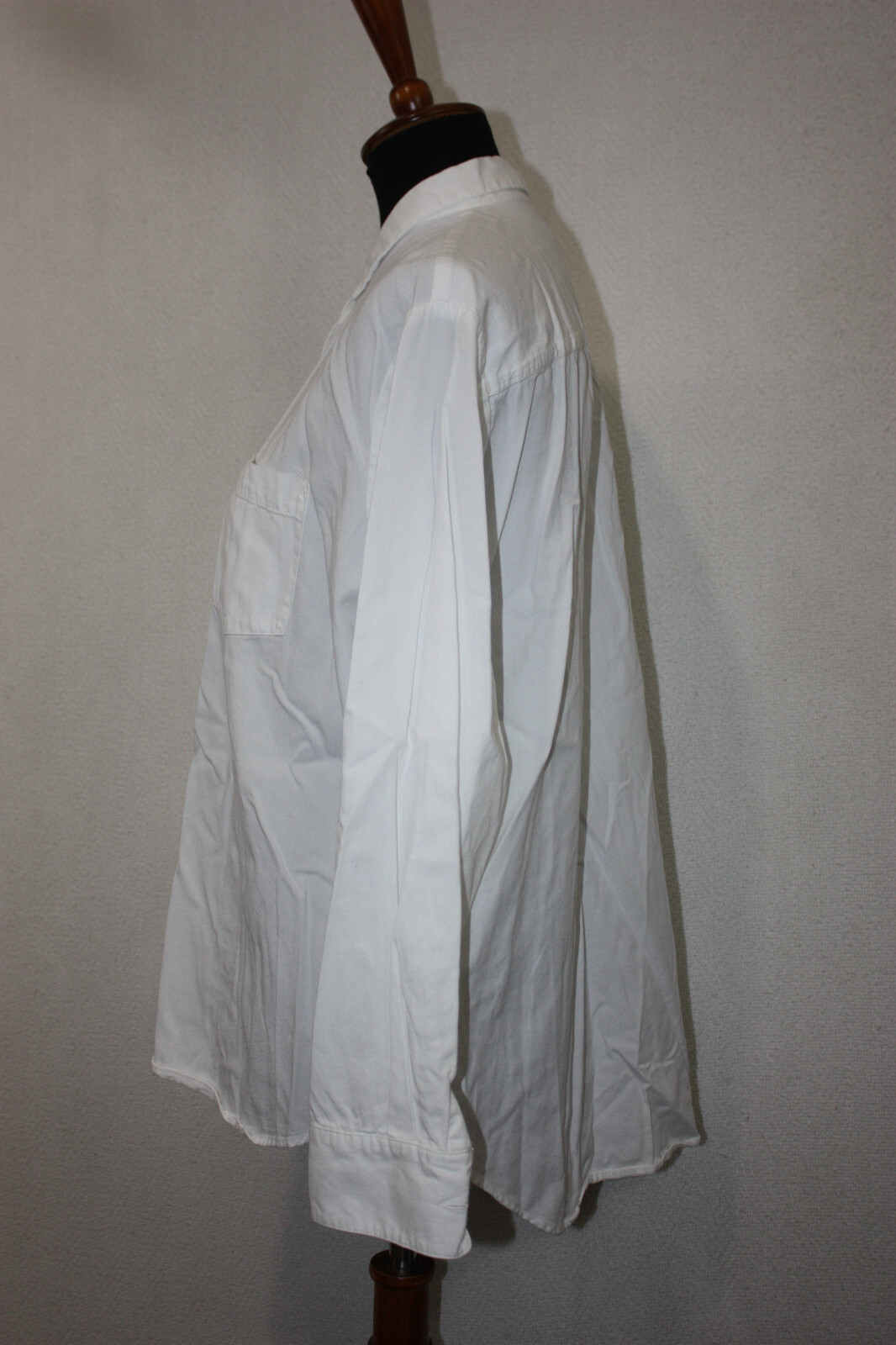 Madewell Sz M Solid White Button Front Shirt Pock… - image 4