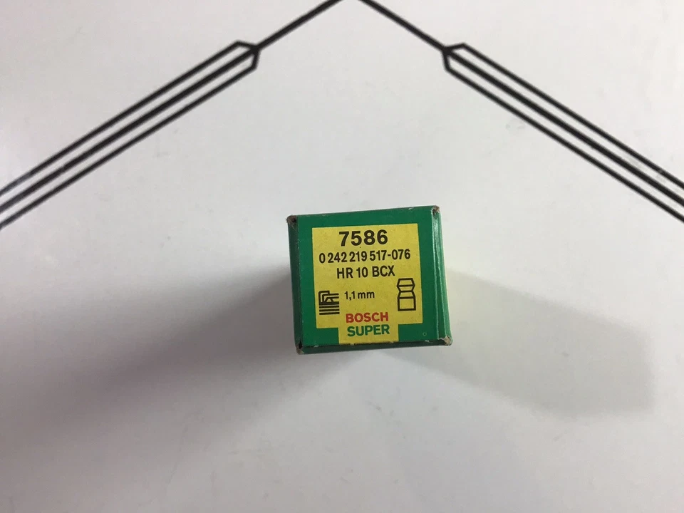 BUJÍA BOSCH SUPER (#7586 / HR10BCX)0242219517-076 NOS Foto 2 de 2