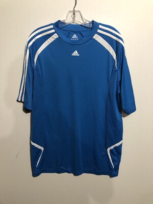 light blue adidas soccer jersey