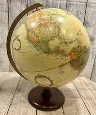 Replogle Globe - World Classic Series - Made In USA - Wood Base - 12" Diameter