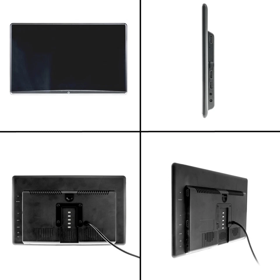 AMPIRE AMX124, 12.4" RSE-Monitor mit Halterungen und HDMI In/Out - Bild 4 von 4