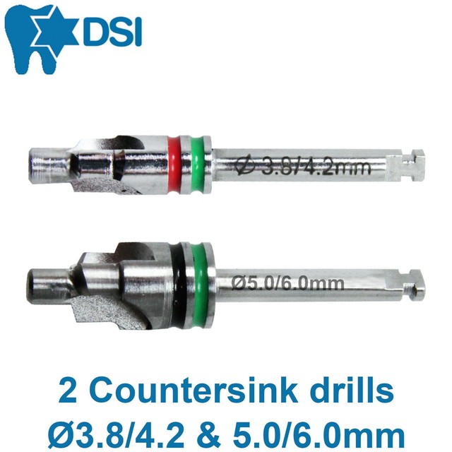 2x DSI Dental Implant Surgical Countersink Drill External Irrigation eBay