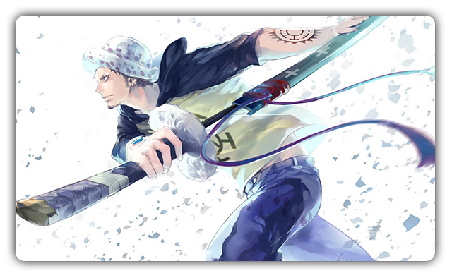 E4 Free Mat Bag Trafalgar Law One Piece Anime Mouse Pad Desk Mat Ccg Playmat Ebay