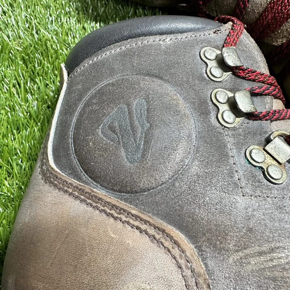 Botas de senderismo de montañismo de cuero vasco vintage HECHAS EN EE. UU. para mujer talla 7A Foto 3 de 4