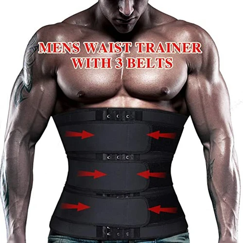 Cinturón de Sudor para Entrenador de Cintura para Hombres Entrenador de Cintura Forja de Sudor Control de Barriga - Imagen 6 de 30