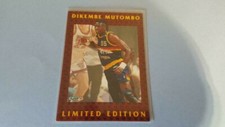 !!!     DIKEMBE MUTOMBO  FLEER LIMITED  EDITION  BASKETBALL ROOKIE CARD  $$