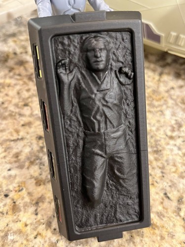 VINTAGE-STYLE 1981 STAR WARS ESB SLAVE-1 HAN SOLO IN CARBONIT - REPRO MIT ABZIEHBILDERN - Bild 5 von 13