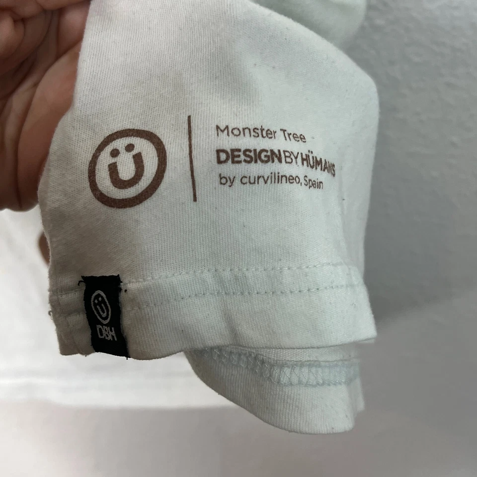 Camiseta Monster Tree Manga Corta Hombre Elegiendo Árbol Camiseta Gráfica Blanca Adulto Grande Foto 4 de 4