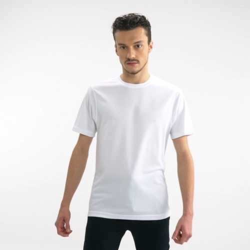AWDis Cool T-Shirt - Men's 100% Polyester Plain Tee Top Wicking Quick Dry Light - Video 1 of 1